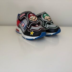 Mario Kids Shoes - Black and Blue